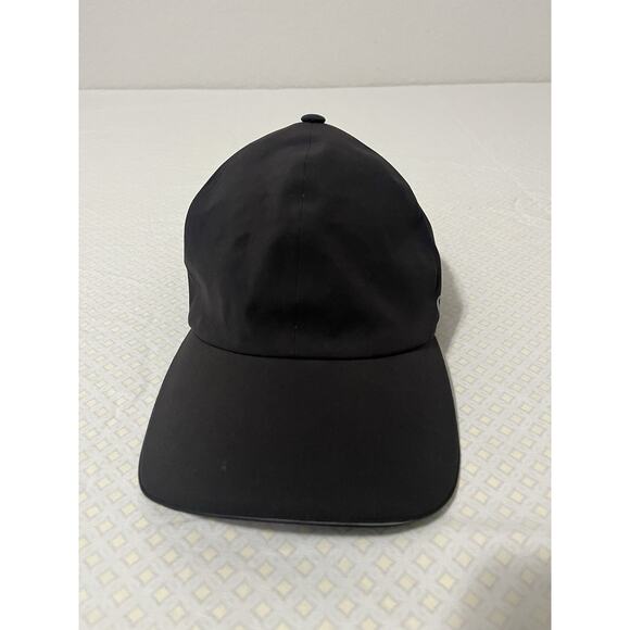 Lululemon Black Snap Back Running Baseball Cap Ball Cap Hat Unisex - Picture 1 of 7
